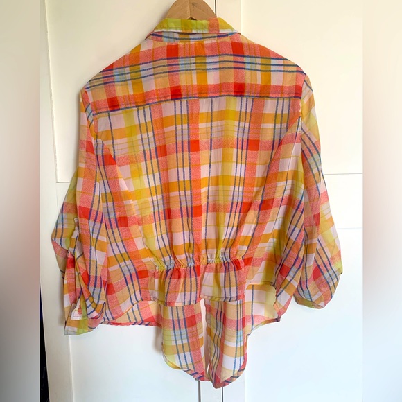 Sheer, light summer blouse, XXL - Picture 4 of 6